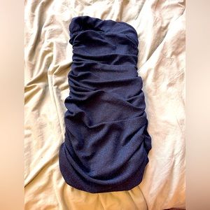 Adorable sparkly Navi blue mini dress